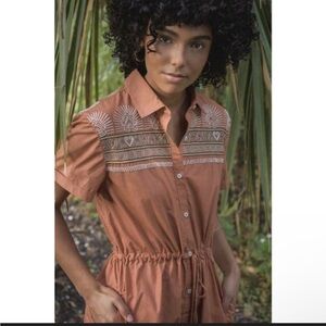 Souk Indigo Blume Dress in Terracotta-0199